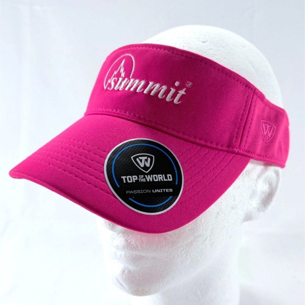 Top of the World Embroidered Summit Adjustable Womens Visor‎ New